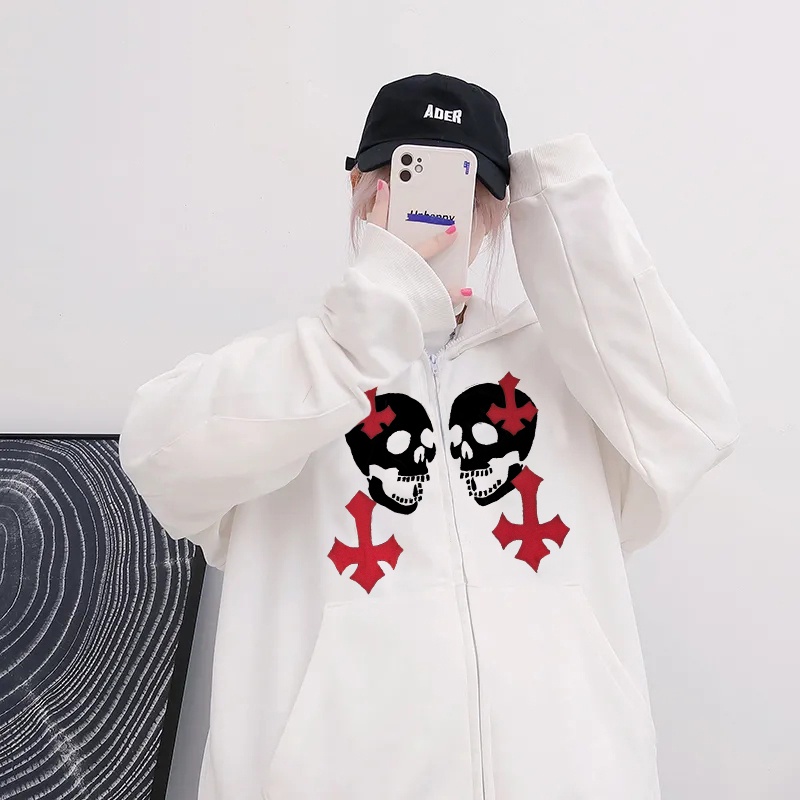 Áo khoác dây kéo Nam Nữ Unisex 2 XƯƠNG, Nỉ Ngoại Dầy Dặn