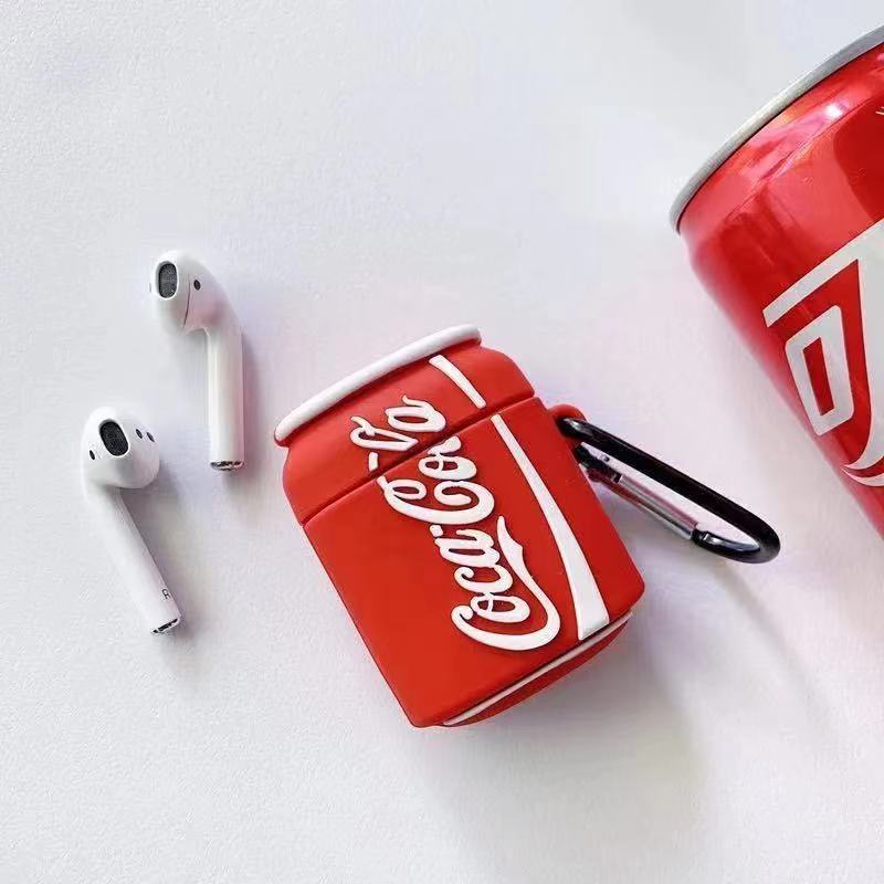 Vỏ Bảo Vệ Hộp Sạc Tai Nghe Airpods 1 2 Pro 3 2021 Air Pods 1 / 2 Inpods 12 I12 Bằng Silicon Mềm Họa Tiết Hoạt Hình