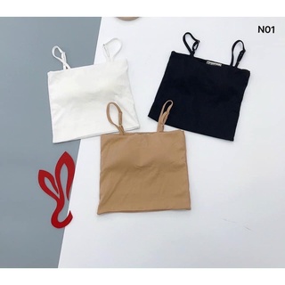 ÁO 2 DÂY CROPTOP SẴN LÓT NGỰC