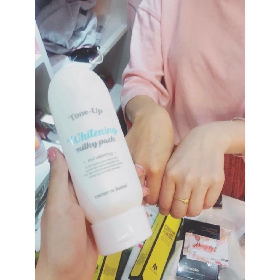 [ CHÍNH HÃNG  ] Kem Dưỡng Trắng Da BODY TONE UP WHITENING MILKY PACK MERSENNE BEAUTE 200ml | BigBuy360 - bigbuy360.vn