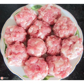 Thịt bò xay có mỡ và nạc, nguyên chất không pha trâu, heo