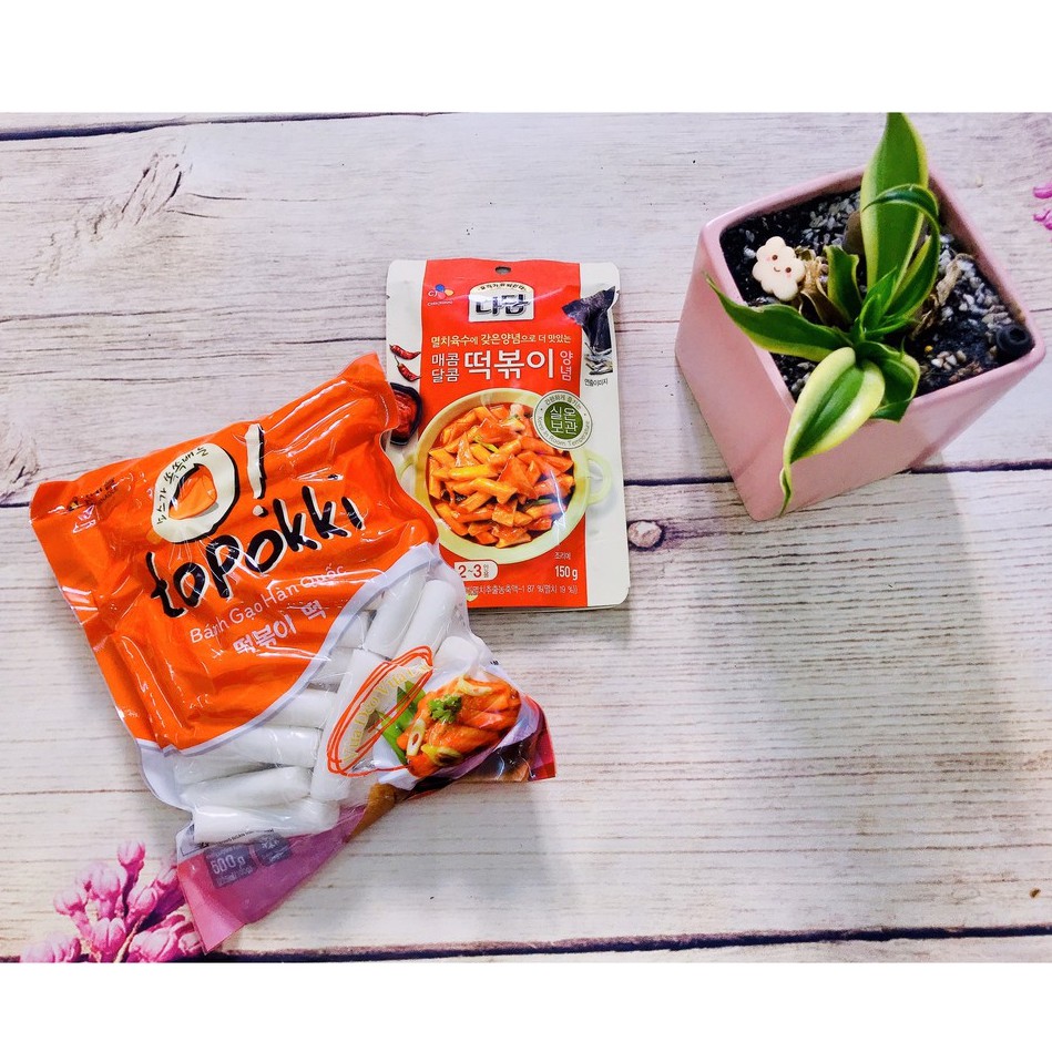 COMBO BÁNH GẠO TOKBOKKI HÀN QUỐC KÈM SỐT SANNADLE