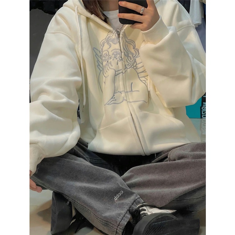 NRVP Mới Áo Hoodie Dáng Rộng Phong Cách Hàn Quốc 2021