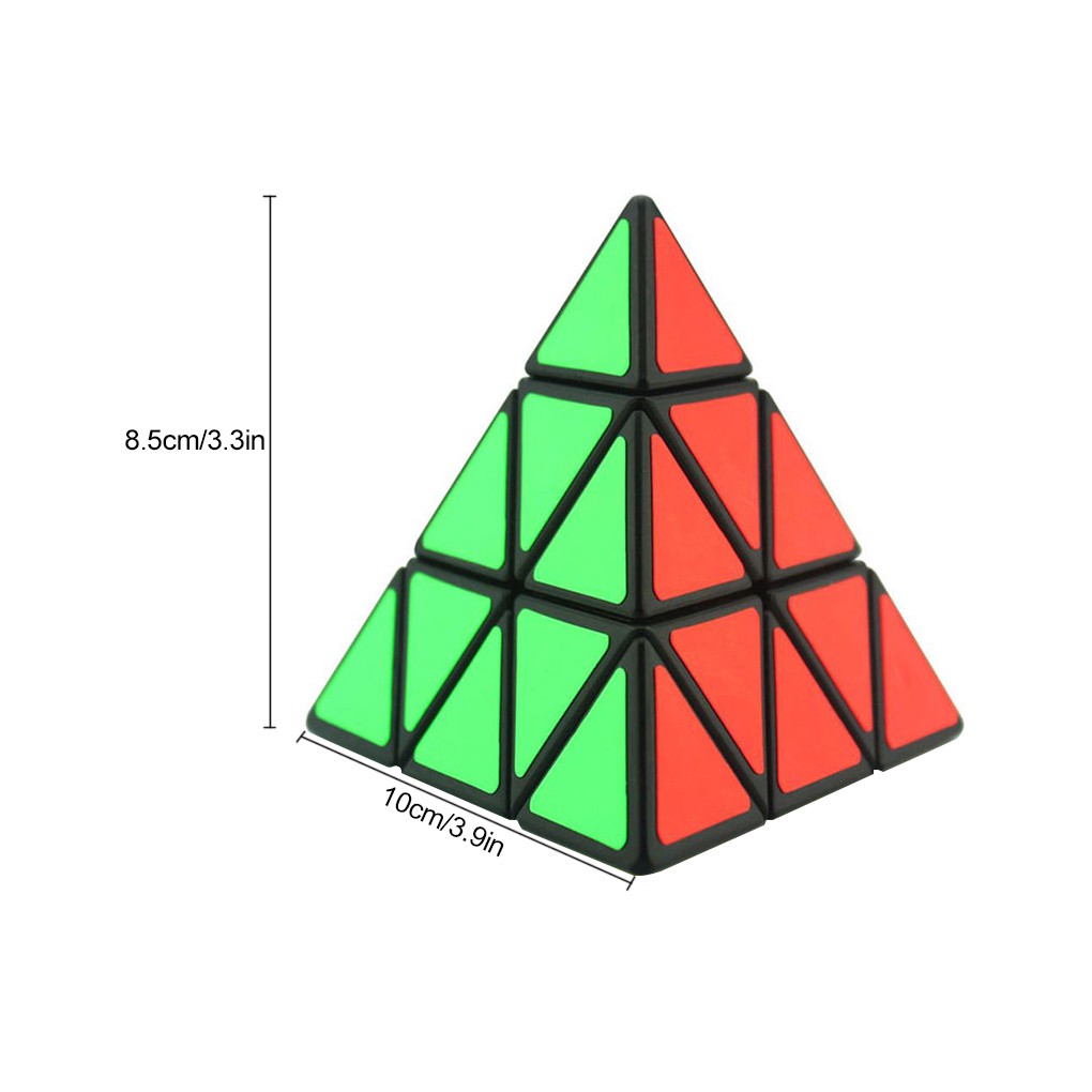 Khối Rubik Tam Giác Đồ Chơi Rèn Luyện Trí Não Vui Nhộn Cho Bé