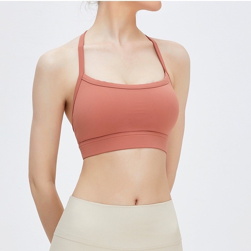 Áo bra thể thao thiết kế lưng hở chữ T quyến rũ thời trang