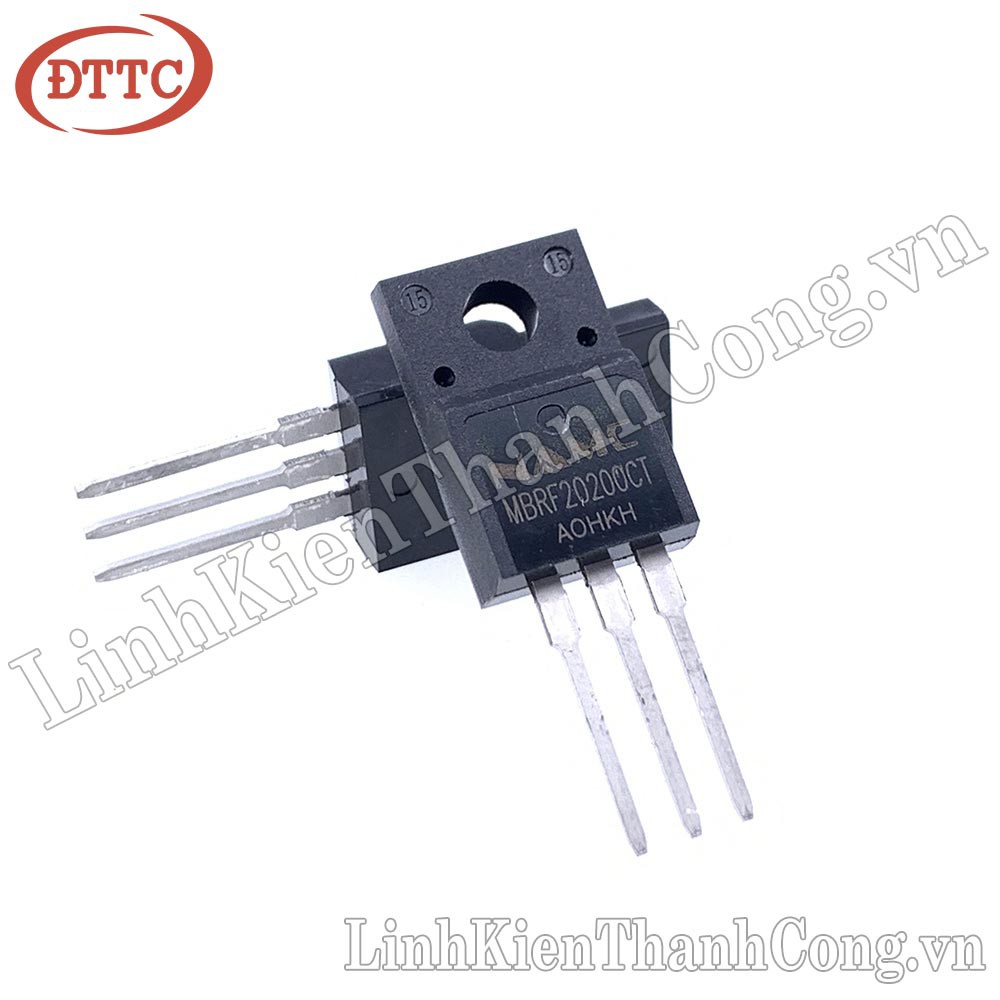 MBRF20200CT diode Schottky  20A 200V TO220F