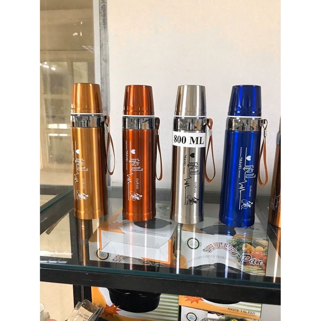 bình trà để nước giữ nhiệt -dung tích 800 ml