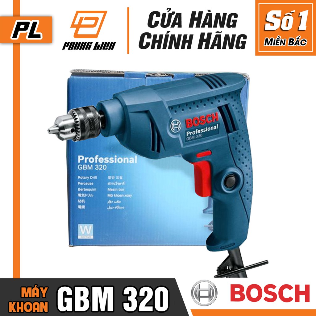 Máy Khoan Bắt Vít Bosch GBM 320 (6.5MM-320W) - Hàng Chính Hãng