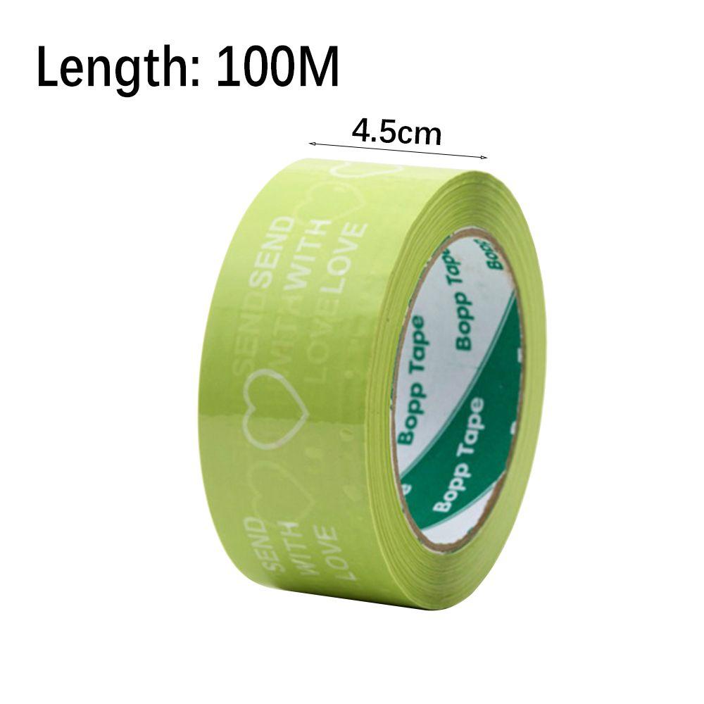 BORAG Hộp Cuộn Băng Keo Dài In Chữ Độc Đáo Tiện Dụng