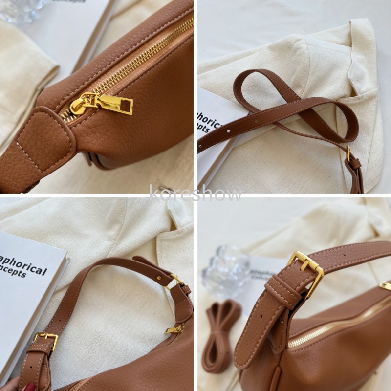 Túi Đeo Chéo Da Pu Chống Thấm Nước Phong Cách Hàn Quốc Cho Túi Xách Nữ