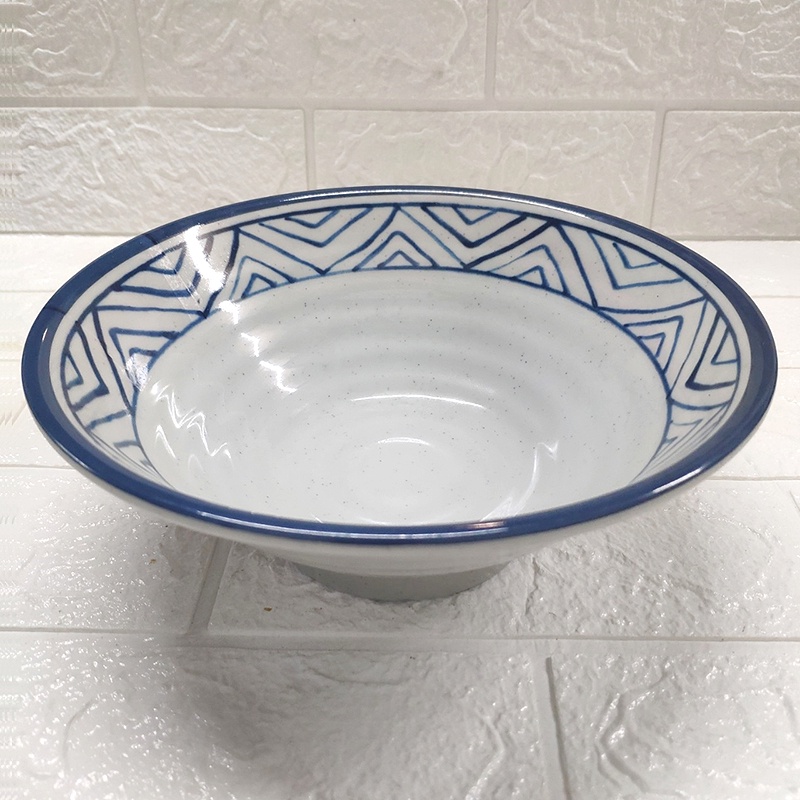 Tô tròn phong cách cổ điển đựng bún,phở bằng melamine không nóng