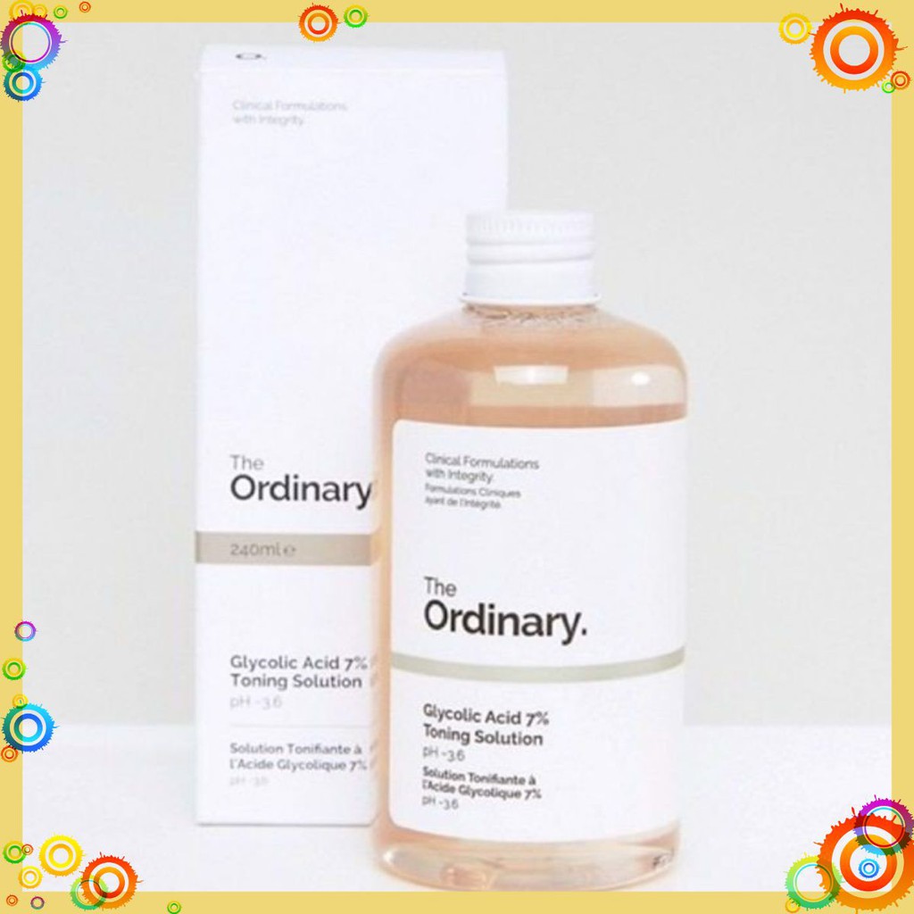 Toner tẩy da chết làm sạch Glycolic Acid 7% Toning Solution - The Ordinary giá quá mềm