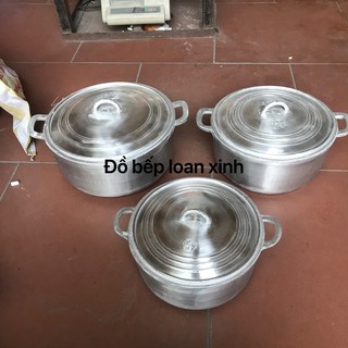 Xoong gang 4 lít ( 30 cm cao 14 cm )