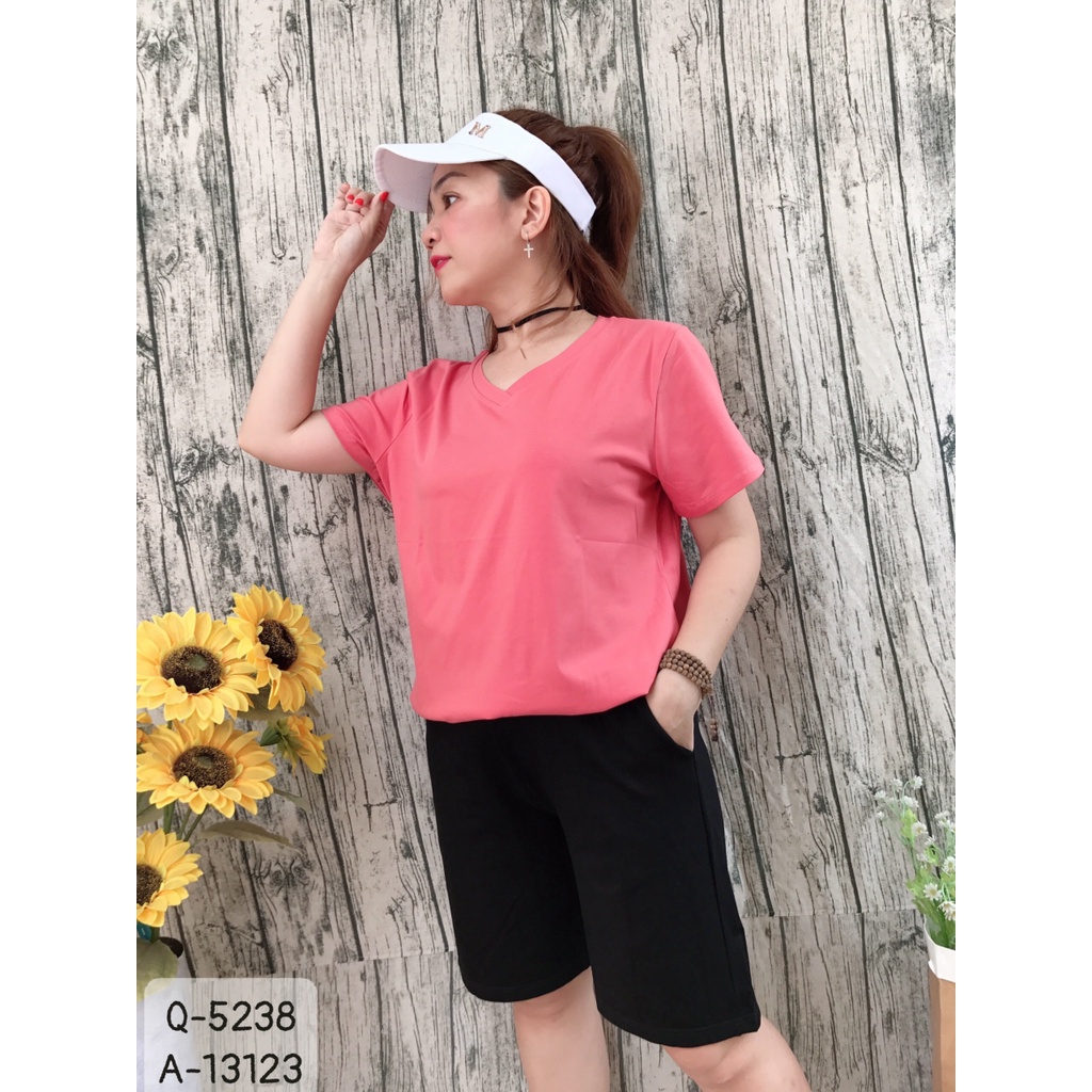 5238 Quần Ngố BIG SIZE Trơn 2 Túi - Q.50