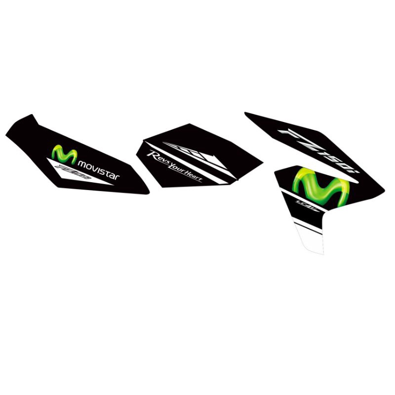 Tem rời dán xe fz 150i