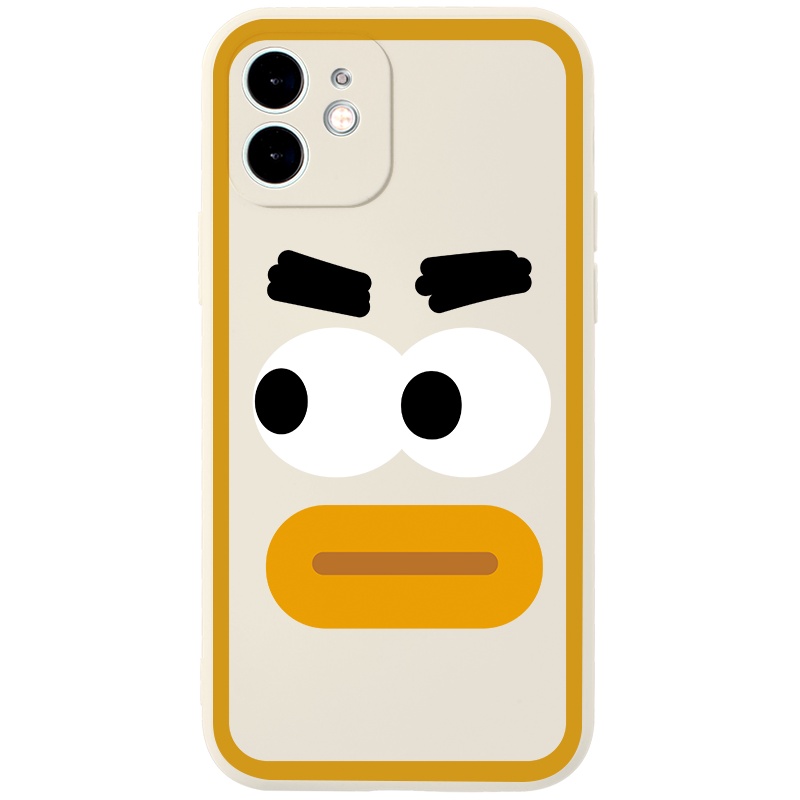 Ốp lưng JURSUE mềm hình cặp đôi dễ thương đẹp cho iPhone 13 12 11 Pro Max SE 2020 X XR XS ip 8 7 6 6S Plus kute Y328