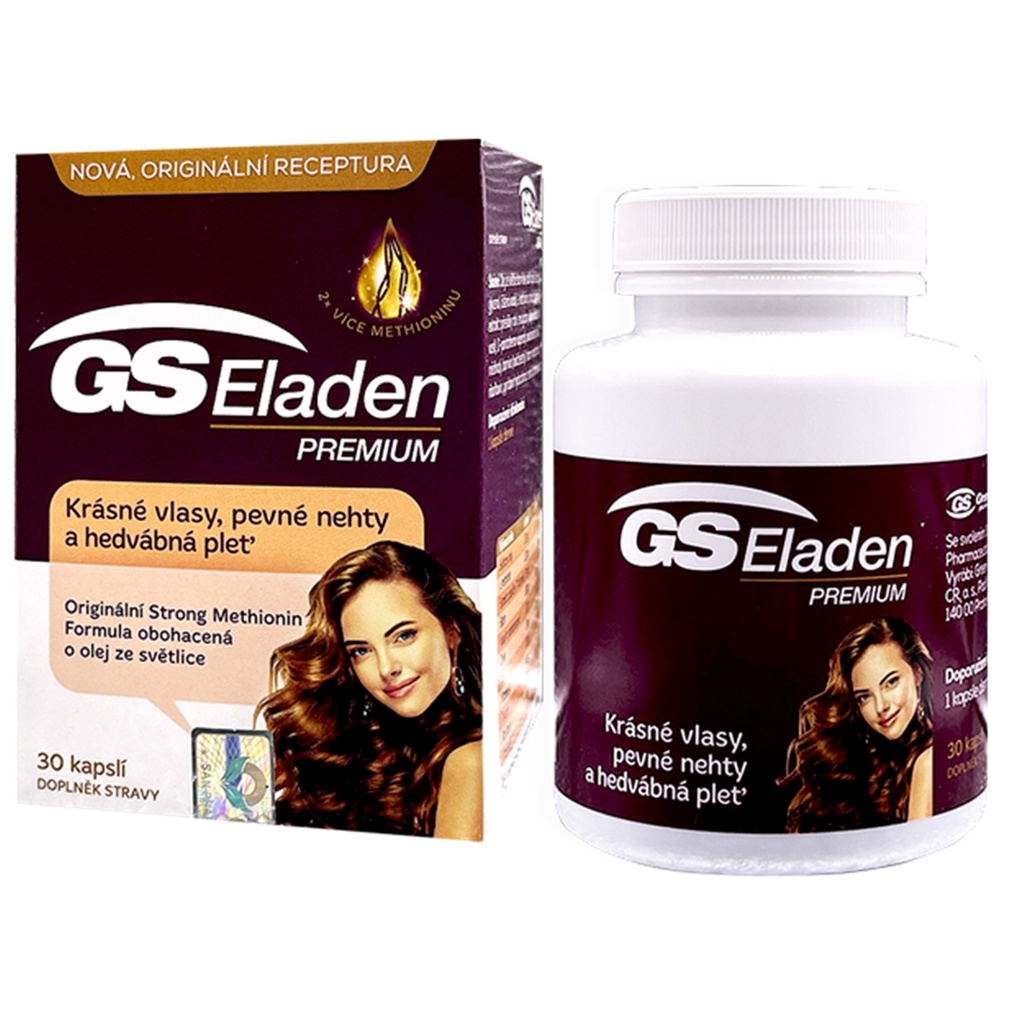 GS Eladen Premium.Giúp Da,Tóc Móng Chắc Khỏe.Giảm Tóc Rụng,Khô Xơ.Giúp Da Khỏe Đẹp ( lọ 30 vien)