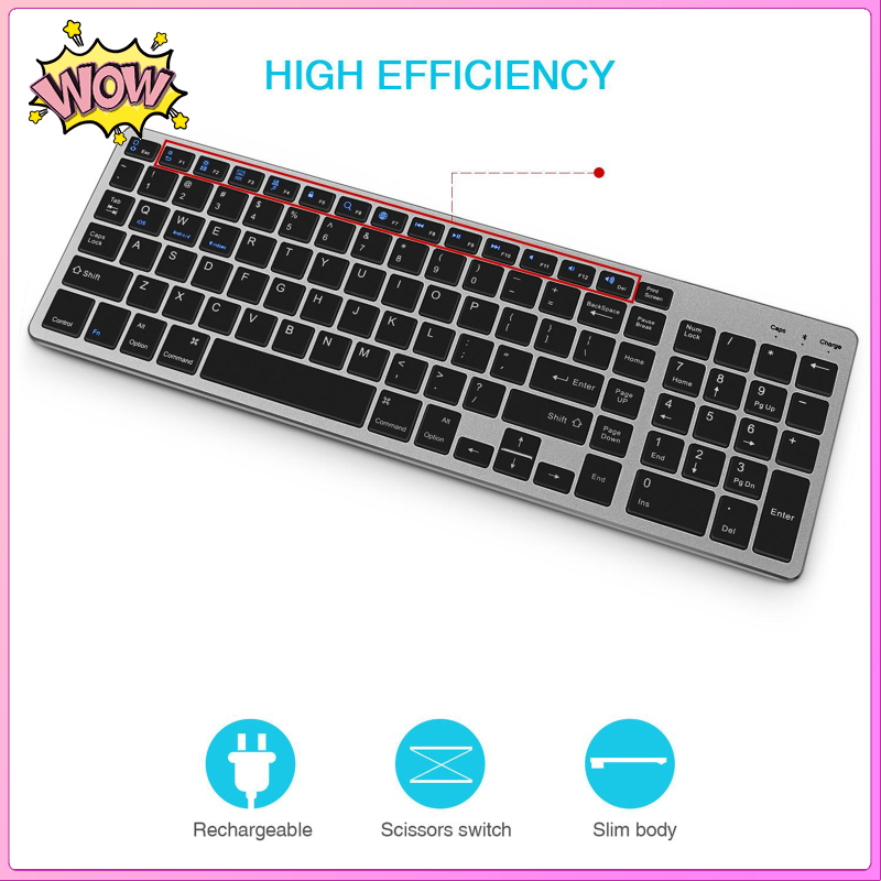 Bàn Phím Bluetooth Sakura Không Dây Cho Windows Ios Android Laptops Color | BigBuy360 - bigbuy360.vn