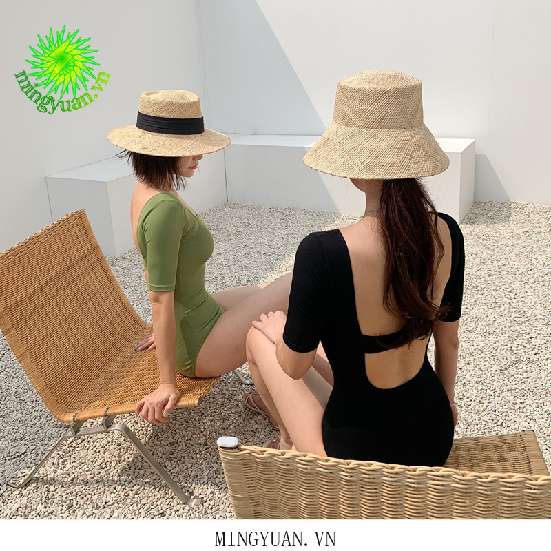 Bộ đồ bơi một mảnh cổ vuông dáng mỏng đơn giản thời trang Hàn Quốc 2020 | BigBuy360 - bigbuy360.vn