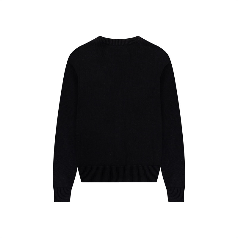 Áo Khoác Cardigan Dệt Kim Cổ Chữ V Tay Dài Thêu Hình Trái Tim Nhỏ Thời Trang Xu Hướng Cổ Điển Cho Cặp Đôi