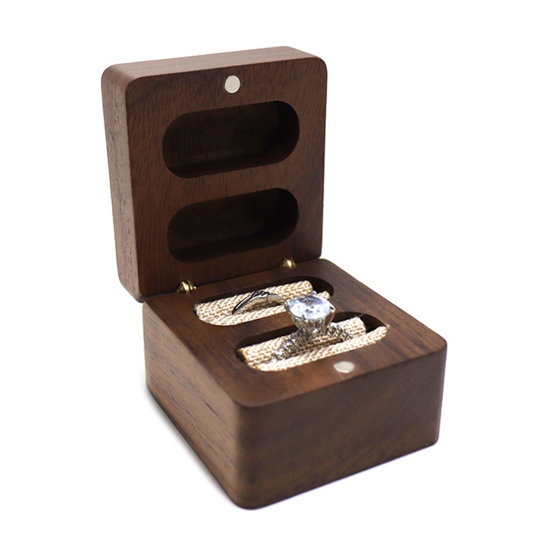 Hộp Đựng Nhẫn Cưới / Đính Hôn Đôi Sang Trọng