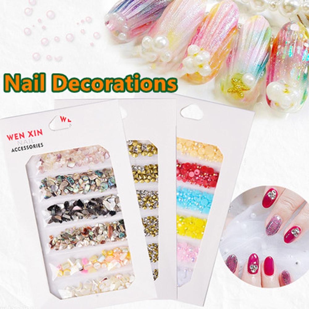 OCEANMAP Phụ Kiện Đinh Tán Đính Trang Trí Móng Tay Nghệ Thuật