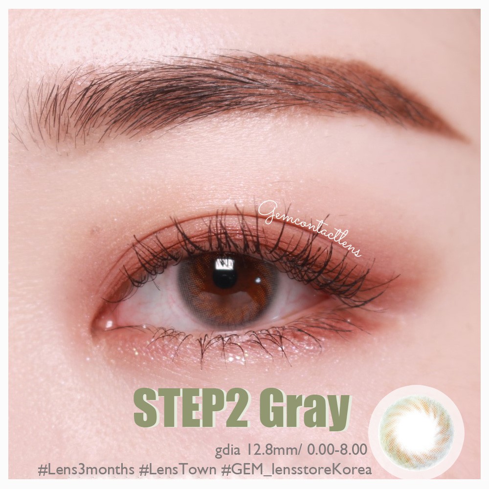 Lens nội địa Hàn STEP 2 GRAY - HSD 3 THÁNG