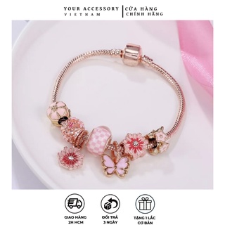 Vòng charm mạ bạc s925 kiểu pandora cao cấp ya44