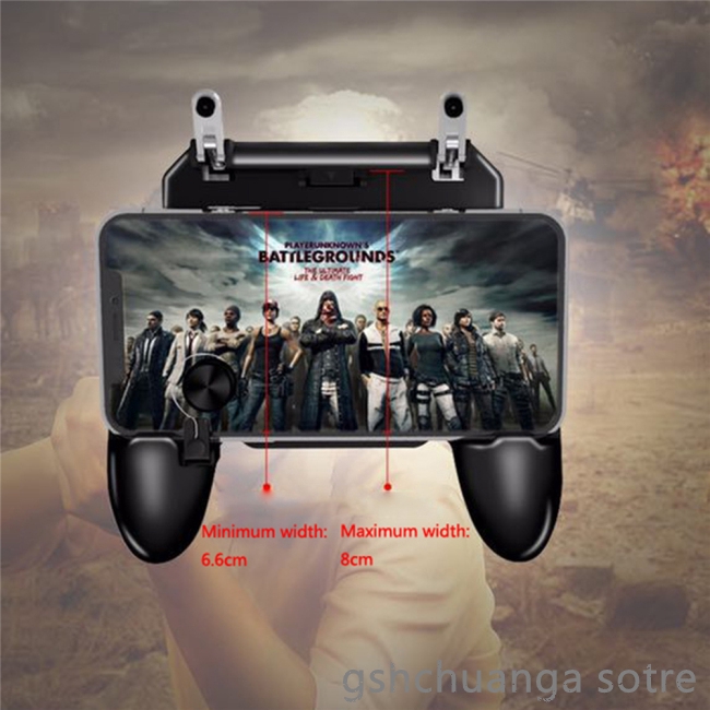 PUBG Mobile Gamepad Joystick Metal L1 R1 Trigger Game Shooter Controller for iPhone Android Phone Mobile Gaming Gamepad