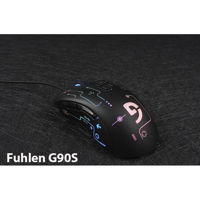 CHUỘT CHƠI GAME FUHLEN G90S RGB ( DPI 2000 ), CÓ DÂY, CỔNG USB