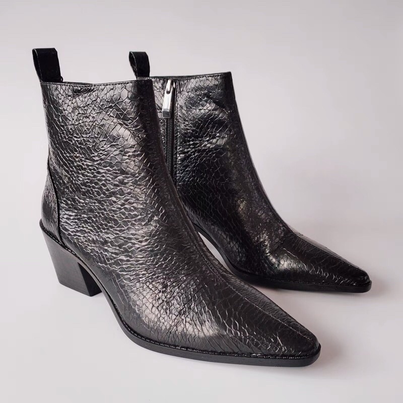 boots dáng cowboy Za.Ra . hàng xuất xịn