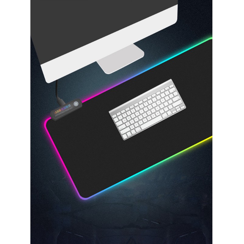 Lót chuột gaming LED RGB - LED LIGHT MOUSEPAD