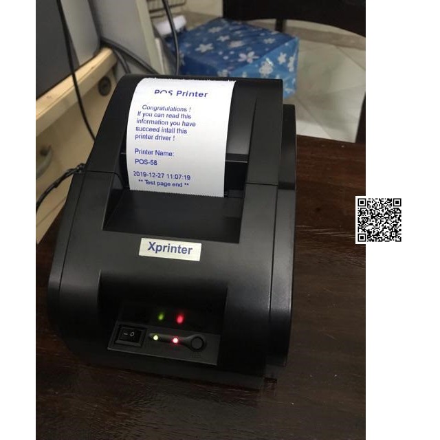 Máy in Mini hóa đơn Xprinter XP-58IIH (tặng 1 cuộn giấy in) - 439