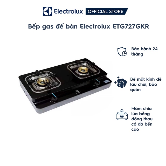 Bếp gas để bàn Electrolux ETG727GKR