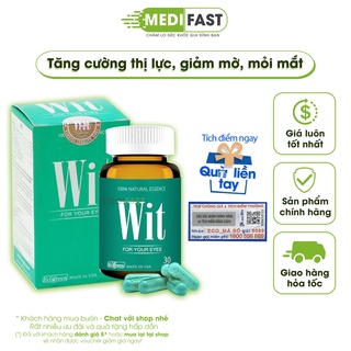 Viên uống bổ mắt Wit - Giúp tăng cường thị lực cho đôi mắt sáng khỏe - Nhập khẩu từ Mỹ Hộp 30 viên