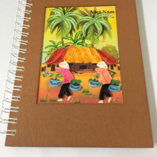 Sổ lưu niệm giấy xoắn độc đáo (16cm x 11cm)
