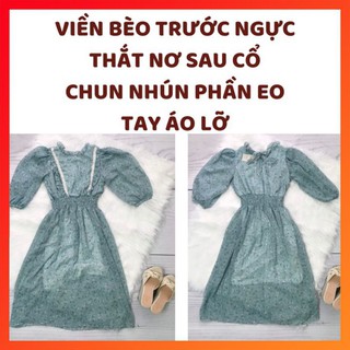váy maxi hoa nhí