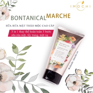 Sữa rửa mặt đất sét Botanical Nhật Bản Botanica