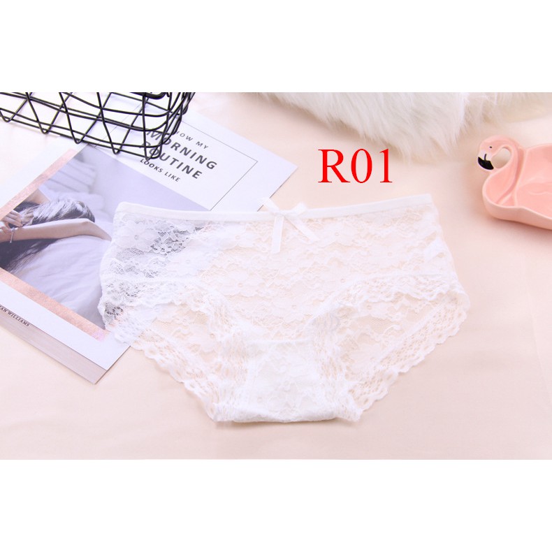 Quần Lót Ren Nữ SeXy, Siêu Thoáng, Vải Mềm Mịn, Không Gây Khó Chịu Khi Mặc