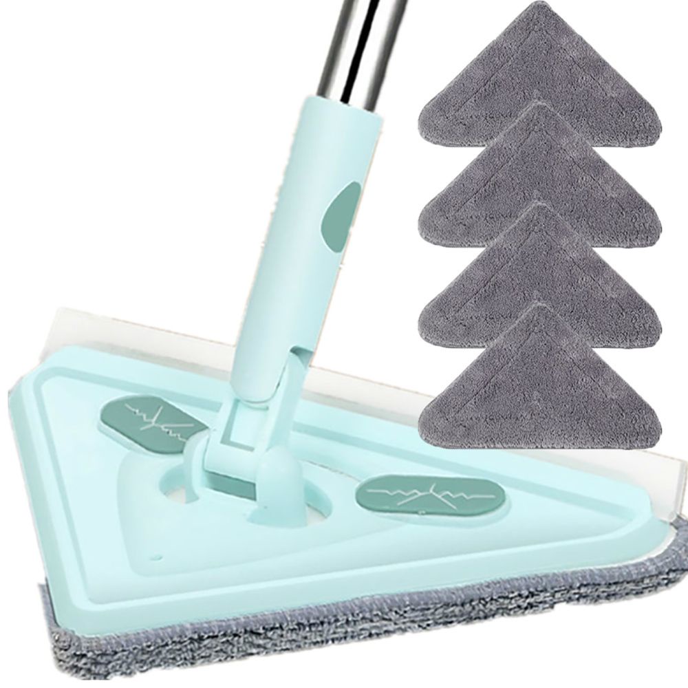 Đầu bông lau nhà hình tam giác bằng vải đa năng thay thế tiện dụng dành cho cây lau nhà