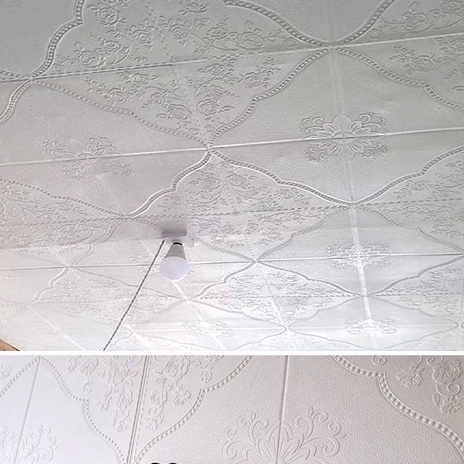 Miếng dán tường 3D bằng mút xốp trang trí phòng | BigBuy360 - bigbuy360.vn