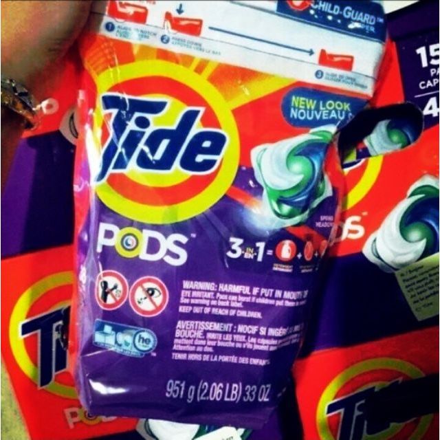 Viên giặt Tide pods 3in1 của Mỹ - bịch 42 viên