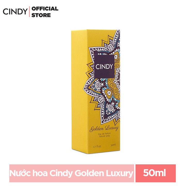 Nước hoa nữ Cindy Golden Luxury mùi hương sang trọng quyến rũ 50ml | BigBuy360 - bigbuy360.vn