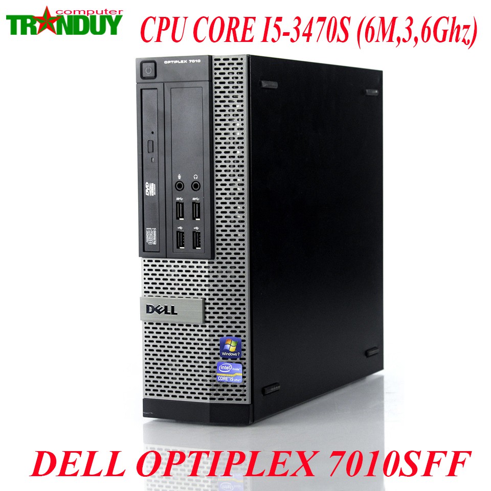 Máy Tính Bàn Dell Optiplex 7010SFF/Core I5-3470S(6M.3.6Ghz,4cores 4 threads)/ Likenew FullBox 99%/ BH 24 Tháng | WebRaoVat - webraovat.net.vn