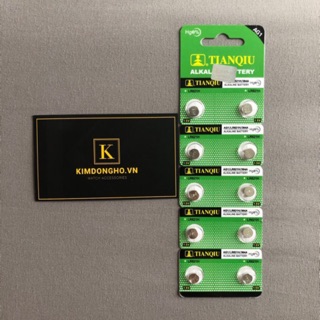 Ảnh thật 100% từ Kimdongho - Vỉ pin 621 - 364 SR621SW SR621 TIANQIU chuyên dùng thay điều khiển, pin đồng hồ 
