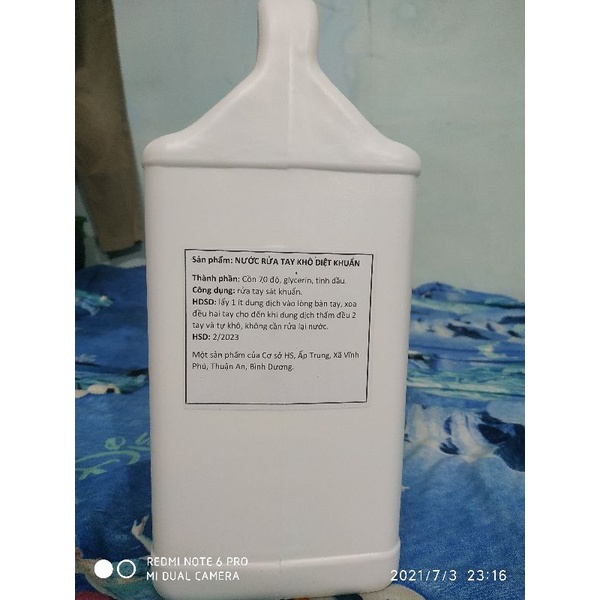 Nước rửa tay khô diệt khuẩn 70 độ, sát khuẩn bình 5 lít giá rẻ hương thơm | BigBuy360 - bigbuy360.vn