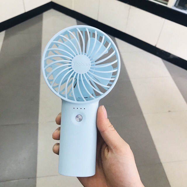Quạt cầm tay mini chính hãng Yoobao 3000 - 6000 chạy liên tục 8 - 32h