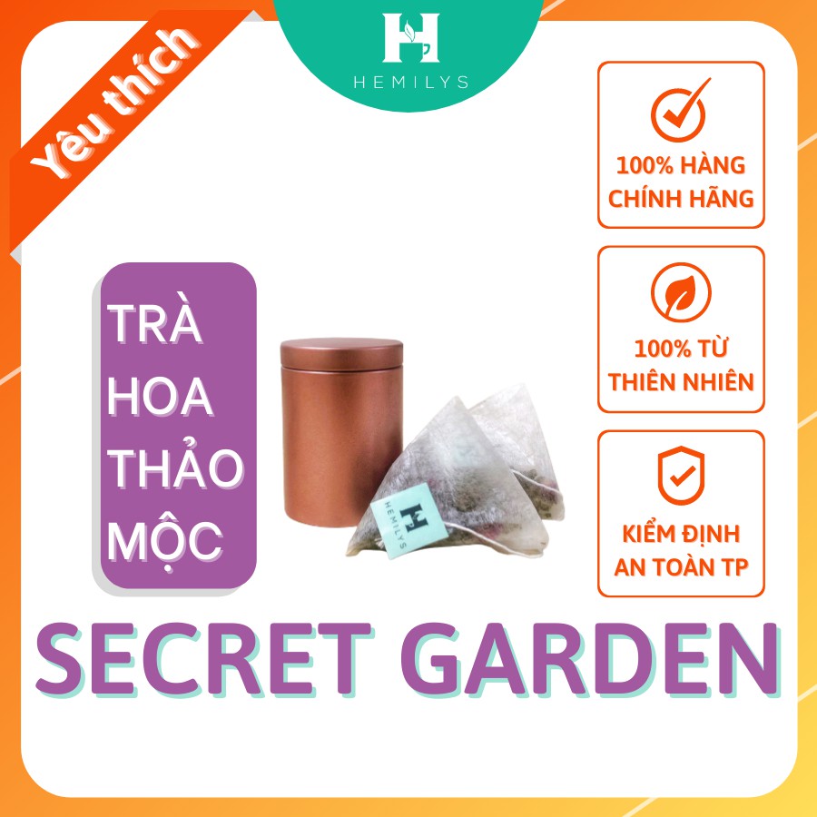 TRÀ HOA THẢO MỘC HEALTHY - SECRET GARDEN - Làm đẹp da, hạn chế xuất hiện quầng thâm và nếp nhăn