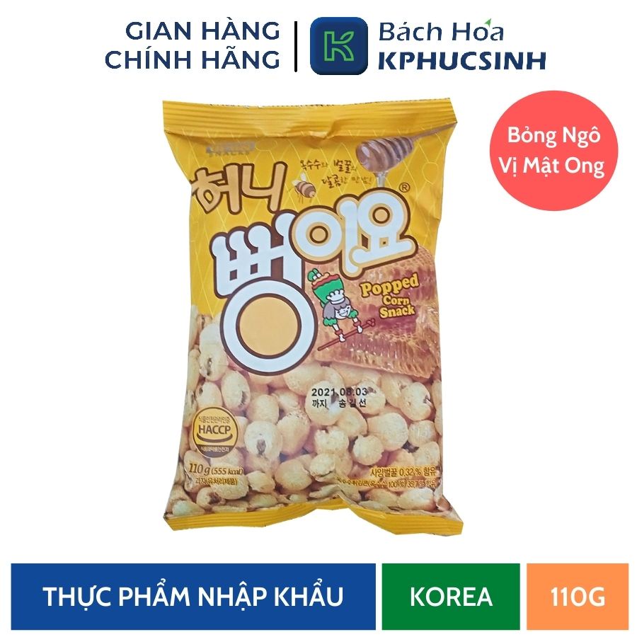 Bỏng ngô vị mật ong 110g KPHUCSINH - Hàng Chính Hãng