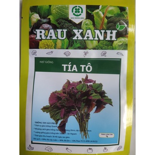 Hạt giống tía tô - gói 1 gram